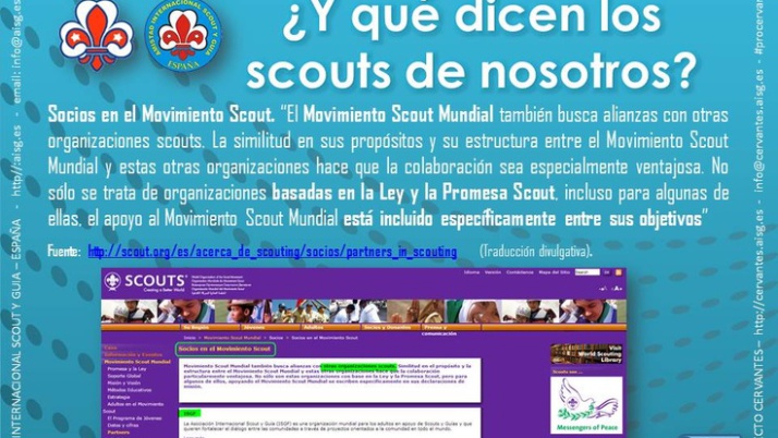 Somos socios del Movimiento Scout