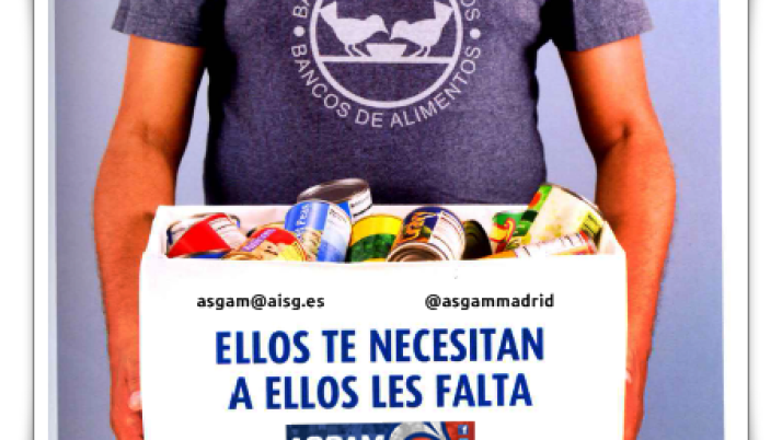 ASGAM participará en la Gran Recogida de Alimentos de Madrid