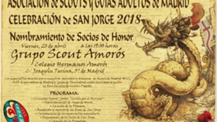 Celebración de San Jorge 2018: Nombramiento de Socios de Honor